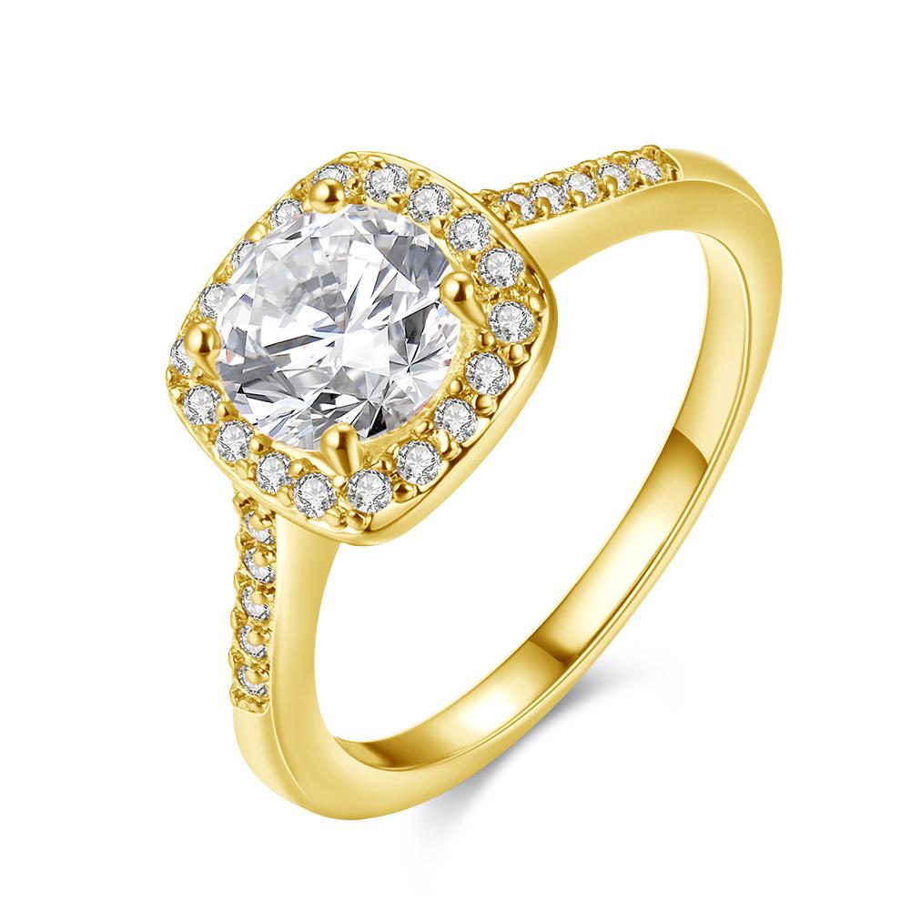 2.00 CT Cushion-Cut Queen White Elements Ring