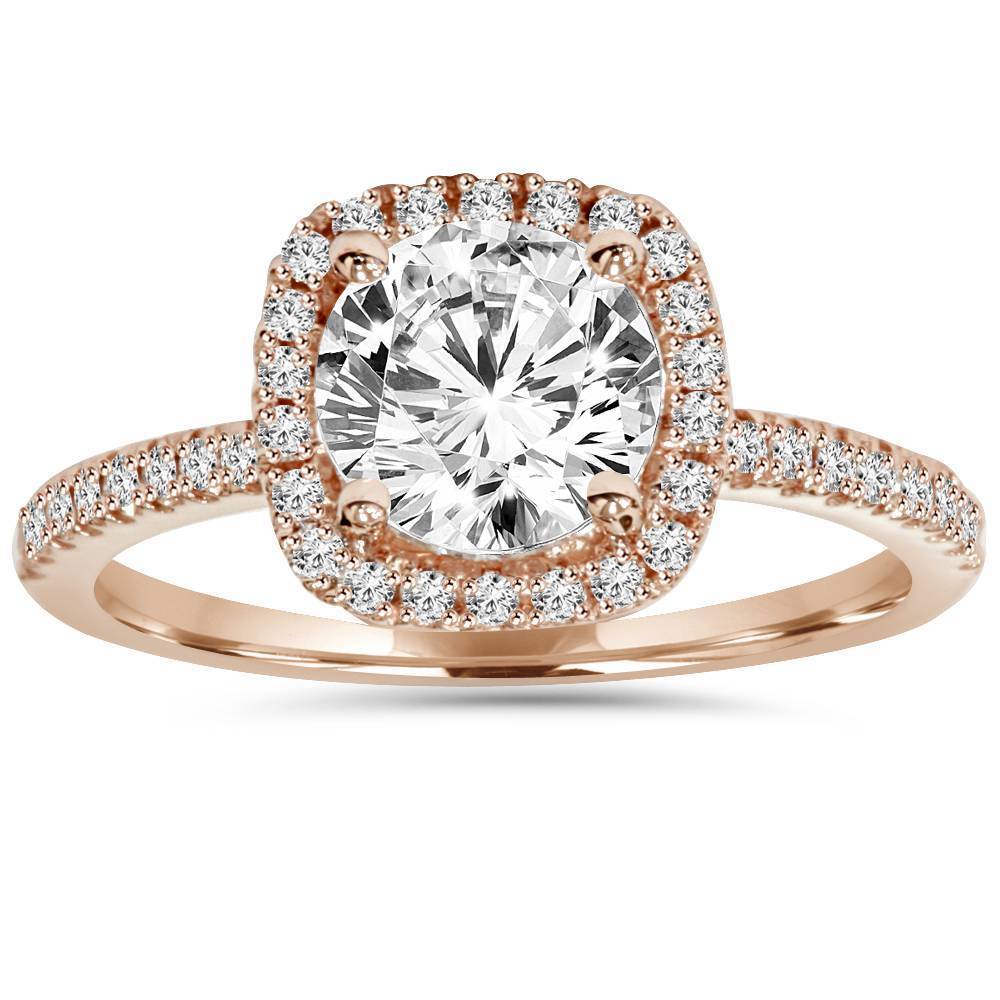 2.00 CT Cushion-Cut Queen White Elements Ring