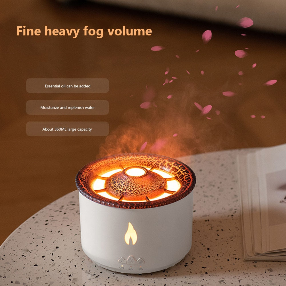 Jellyfish Flame Air Humidifier Diffuser