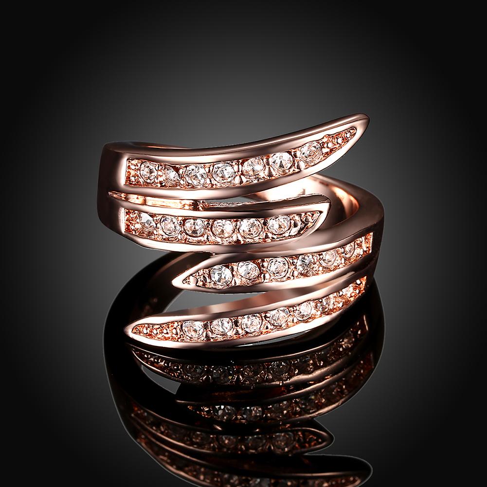 18K Rose Gold Plated  Elements Ariana Ring