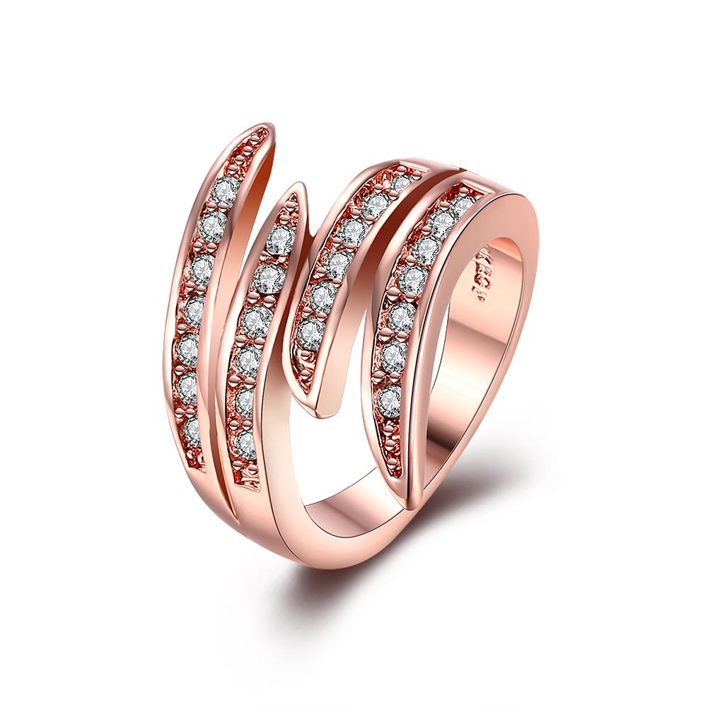 18K Rose Gold Plated  Elements Ariana Ring