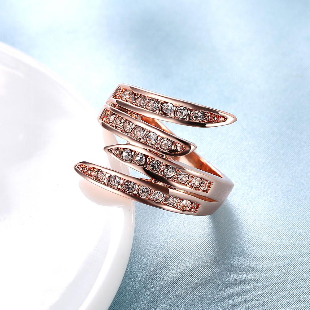 18K Rose Gold Plated  Elements Ariana Ring