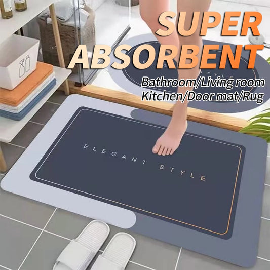 Quick Drying Absorbent Bathroom Mat